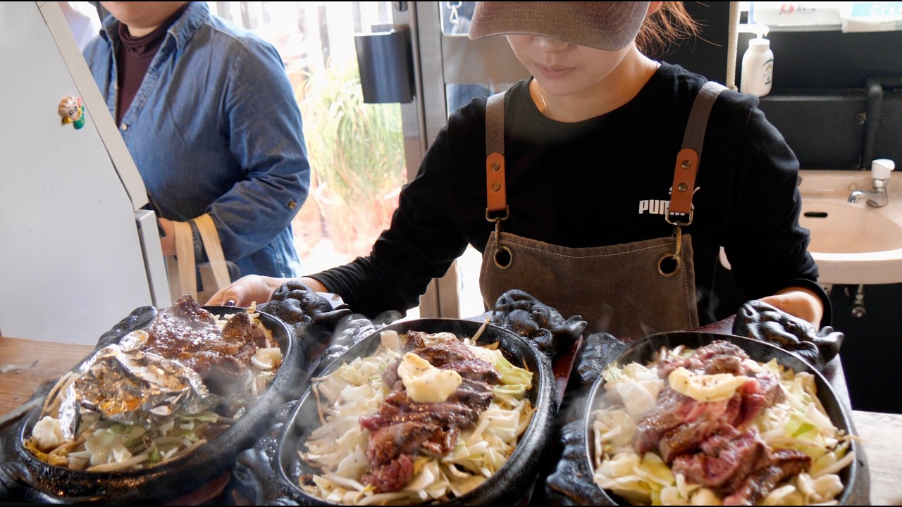 magpie_code's tweet card. お客を腹いっぱいにして帰す豪快オヤジ！鶏ごぼうメシ食い放題の満腹ステーキ店に密着！