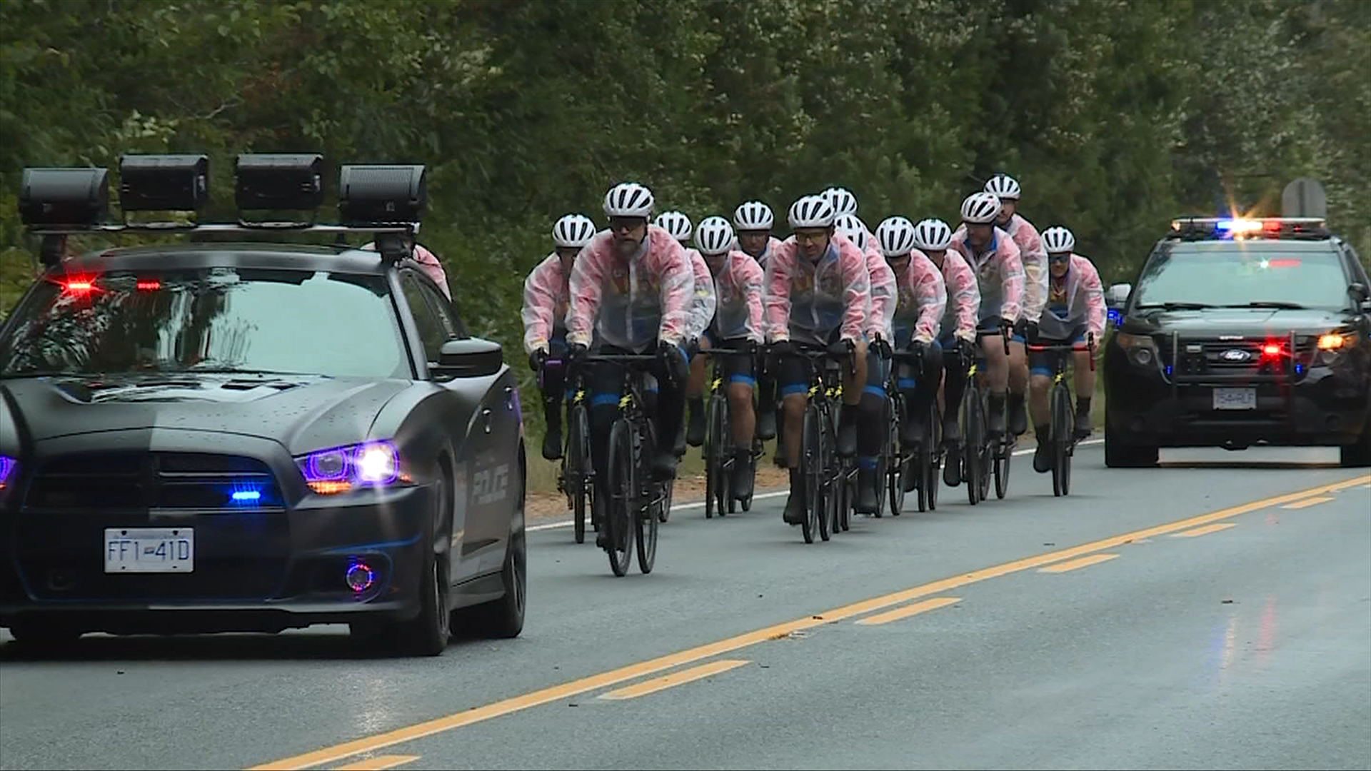CHEK_News's tweet card. The Tour surpassed $500,000 Tuesday as 19 riders make their way to Victoria from Port Alice raising money for childhood cancer.