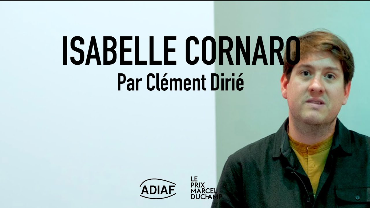 ADIAF_O's tweet card. ISABELLE CORNARO par Clément Dirié - Prix Marcel Duchamp 2021