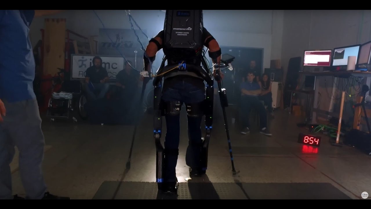 IHMCRobotics's tweet card. IHMC Powered Exo Cybathlon Full Course Practice Run