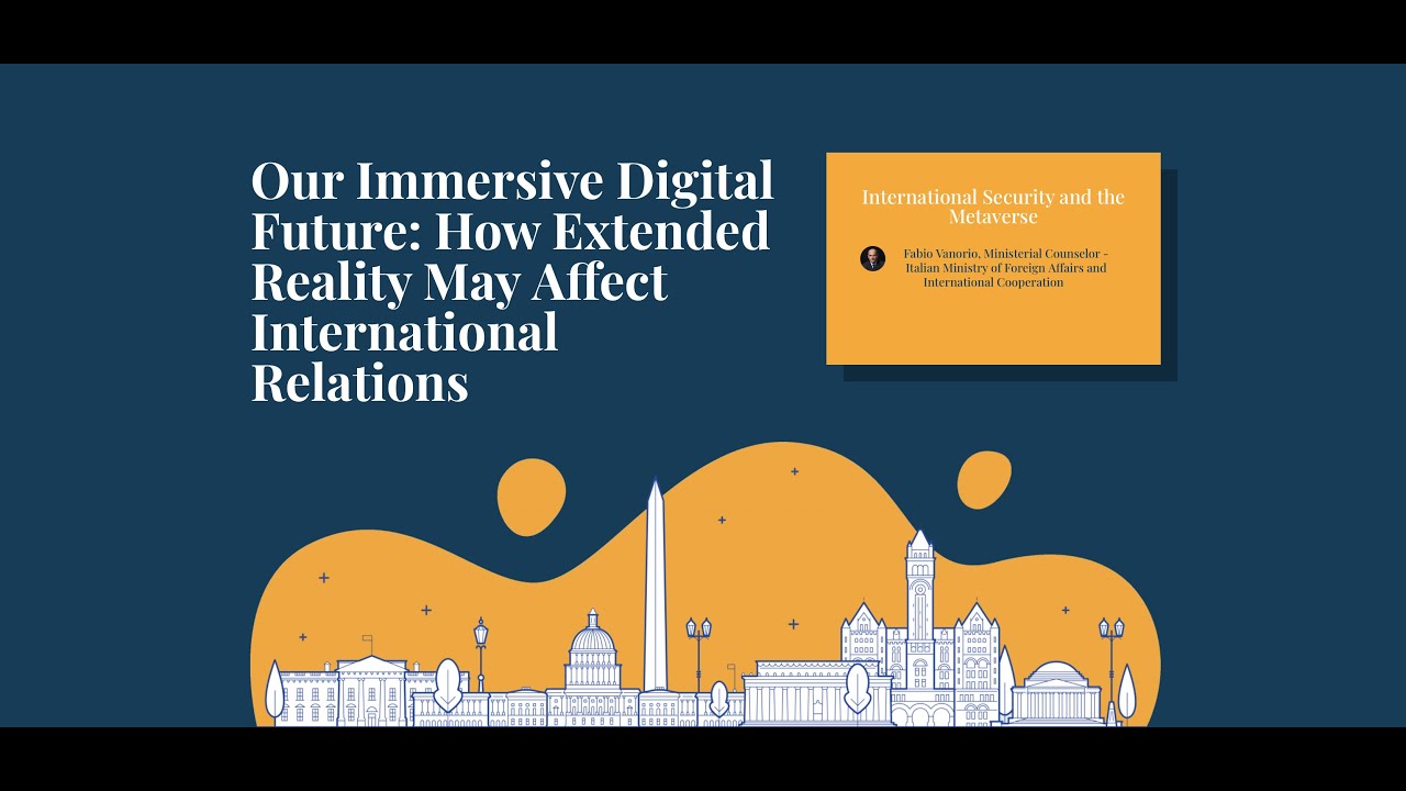 DataGovHub's tweet card. International Security and the Metaverse