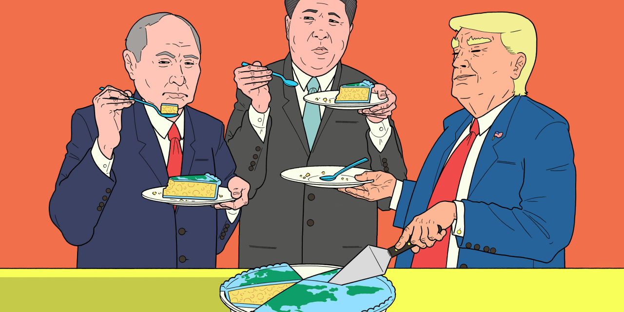 WSJ's tweet card. After World War II, nations pledged to create a more equal and law-abiding world. Now Russia, China and the U.S. are returning to an older model in which powerful countries impose their will.