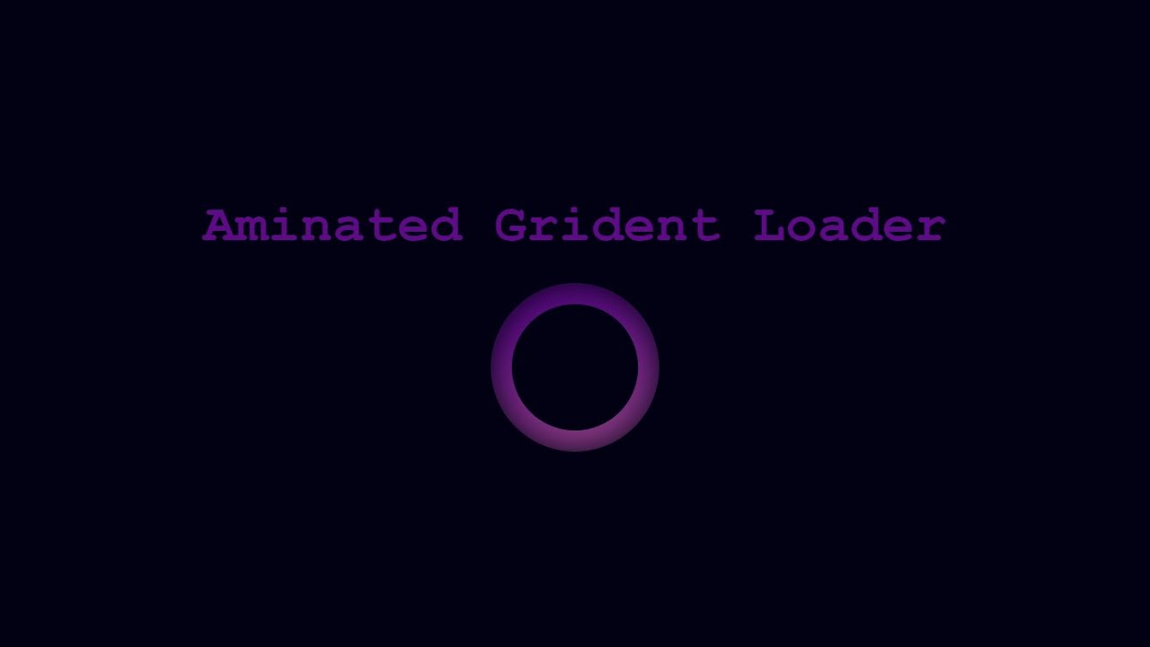 codingbuddy5's tweet card. How to create Animated screen Loader Using html and CSS | CSS glowing...