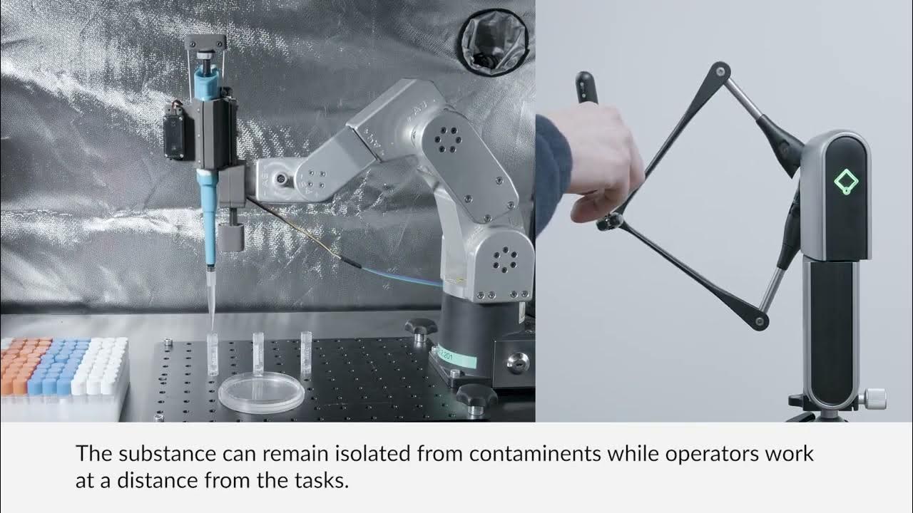 HaplyRobotics's tweet card. Why Lab Work Is Safer and Smarter With Haptic Control