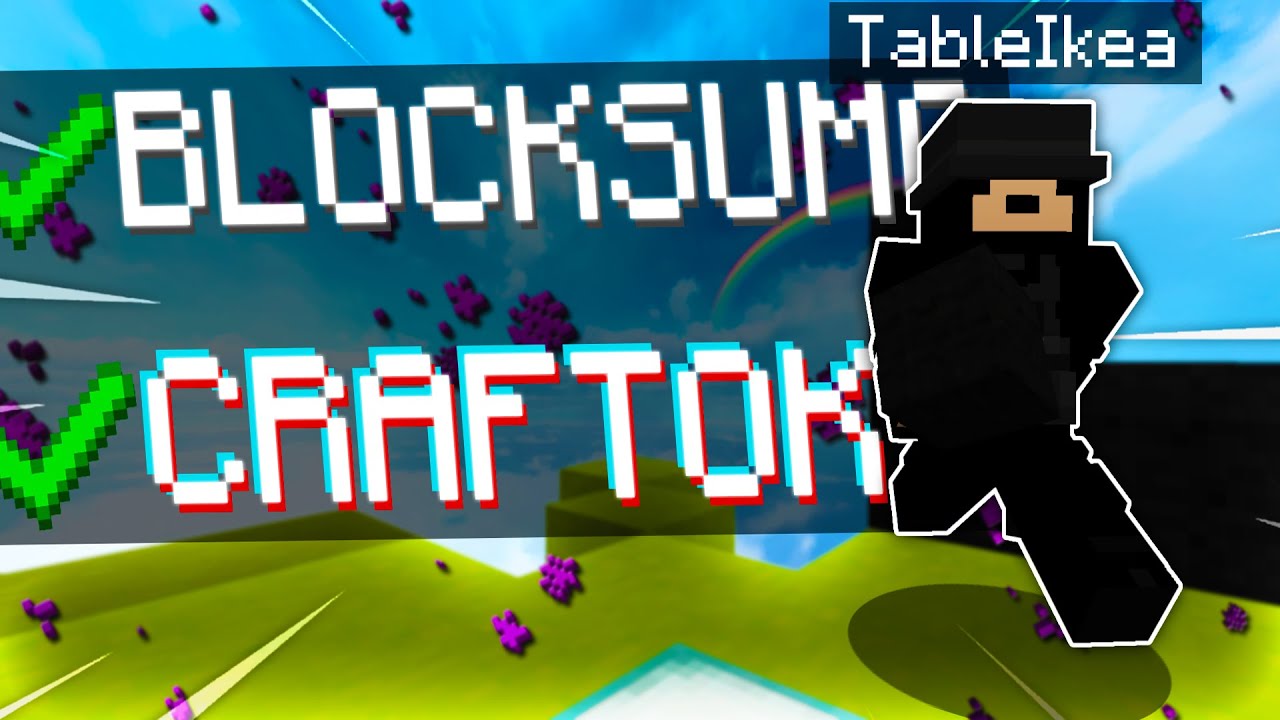 Tableuhh's tweet card. moi en blocksumo sur Craftok