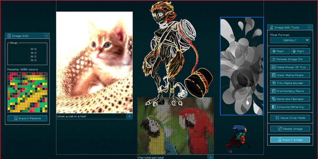 raysan5's tweet card. rTexViewer is a powerful image viewer and editing tool, with support for image boards. It includes multiple image editing tools to optimize pixel format, crop, resize, flip, add text description or...