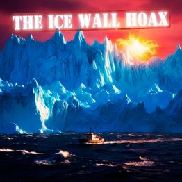 ByteAndPieces's tweet card. The ICE WALL Hoax: Flat Earthers vs. The Midnight Sun