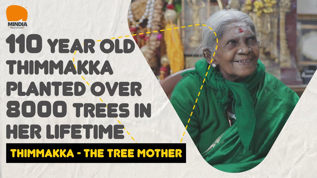 mindiafilms's tweet card. Thimmakka | Padma Shri | The Tree Mother | Indian Environmentalist