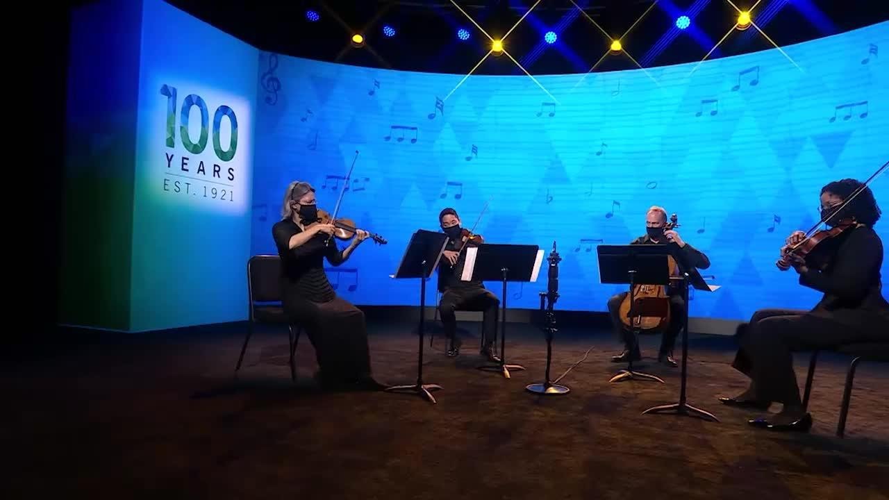 CleClinicHNI's tweet card. The Cleveland Orchestra Honors Cleveland Clinic’s Centennial