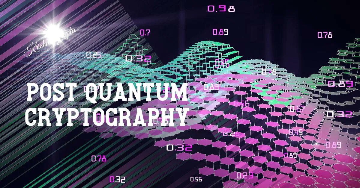 KrishnaGCEO's tweet card. Post-quantum cryptography (PQC) refers to cryptographic algorithms designed to be "quantum-resistant," meaning they remain secure even against attacks from powerful quantum computers.