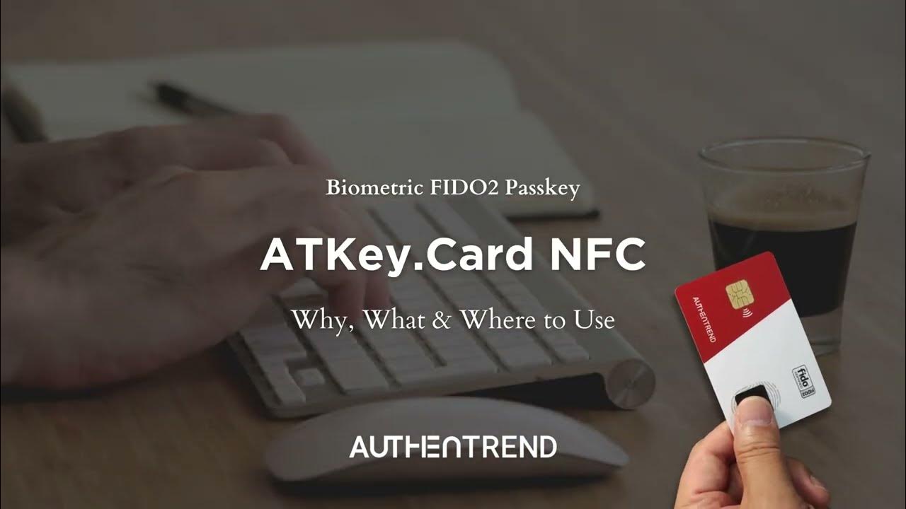 IDEXBiometrics's tweet card. ATKey Card NFC | Bio-Tap to Login | Why, What, Where to Use 🧐
