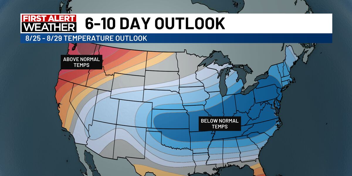 WIFR_FirstAlert's tweet card. Heat and humidity increases, with storm chances by the weekend