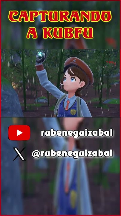 rubeneguizabal's tweet card. Capturando a Kubfu | Pokémon Escarlata #pokemonescarlata #kubfu...