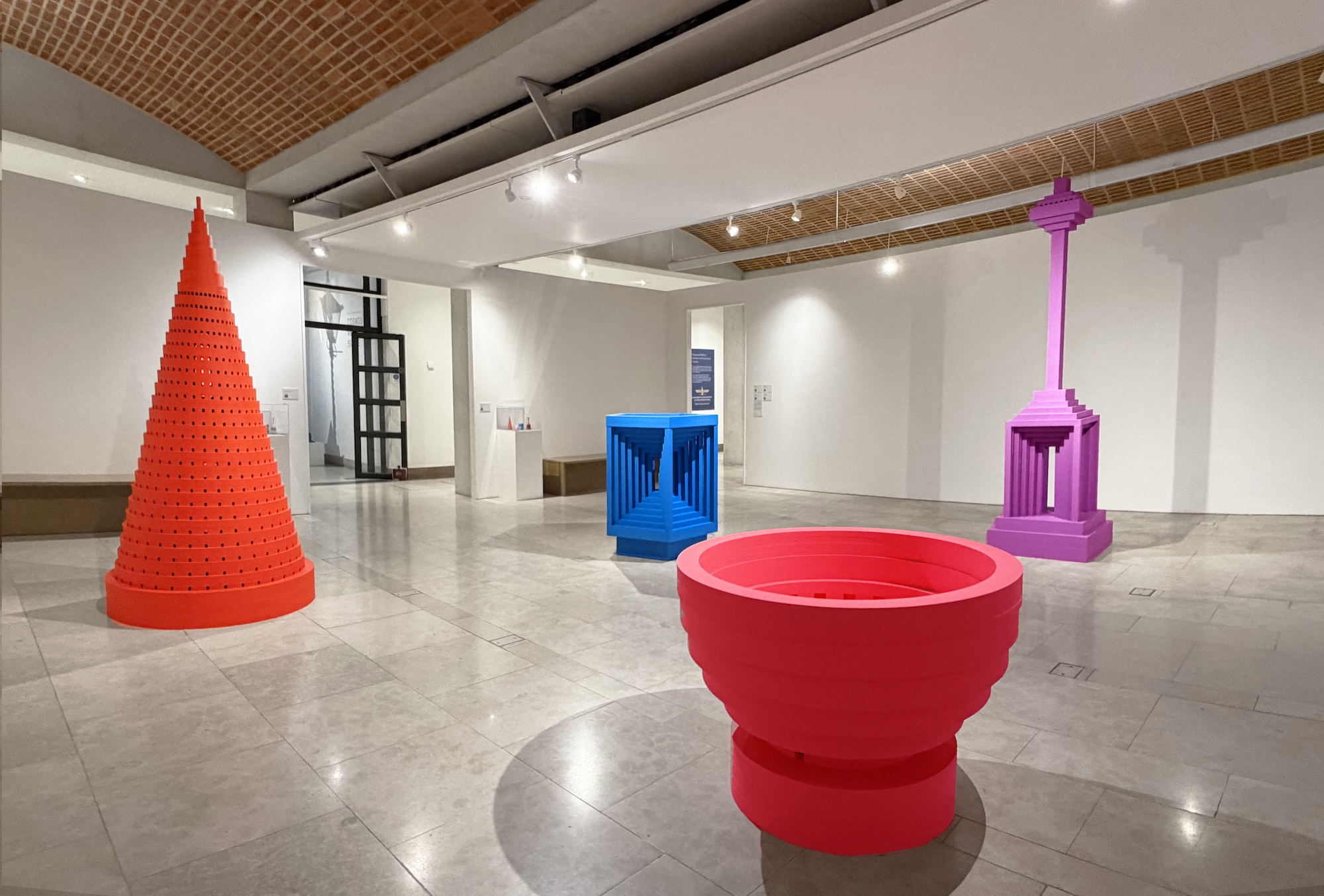 SOAS_SPIZS's tweet card. It’s a surreal, otherworldly artwork and a nod to artist Karl Singporewala’s other life as an architect