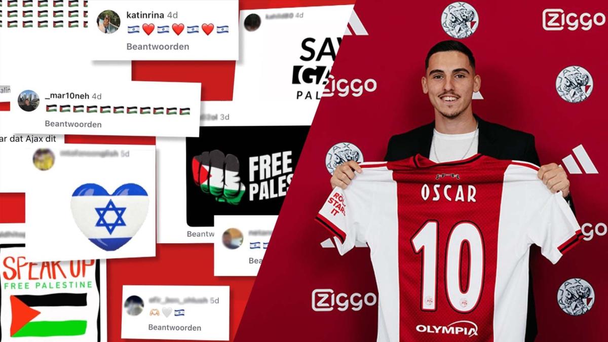 AT5's tweet card. Ongemak bij sommige fans door komst Gloukh: "Als hij zich niet uitspreekt tegen Israël, kijk ik niet"