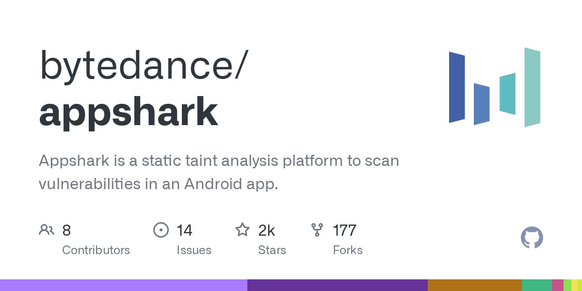 a_anonymous94's tweet card. Appshark is a static taint analysis platform to scan vulnerabilities in an Android app. - bytedance/appshark