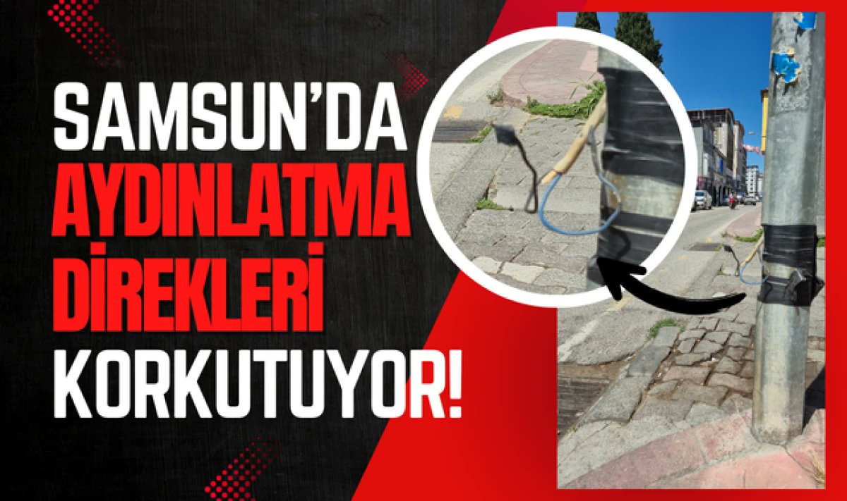 memleketsamsun1's tweet card. Samsun'da YEDAŞ kontrolünde olan sokak aydınlatmalarının bakımsız ve ihmal edilmiş halleri ile direklerden çıkan açık kablolar büyük tehlike oluşturuyor!