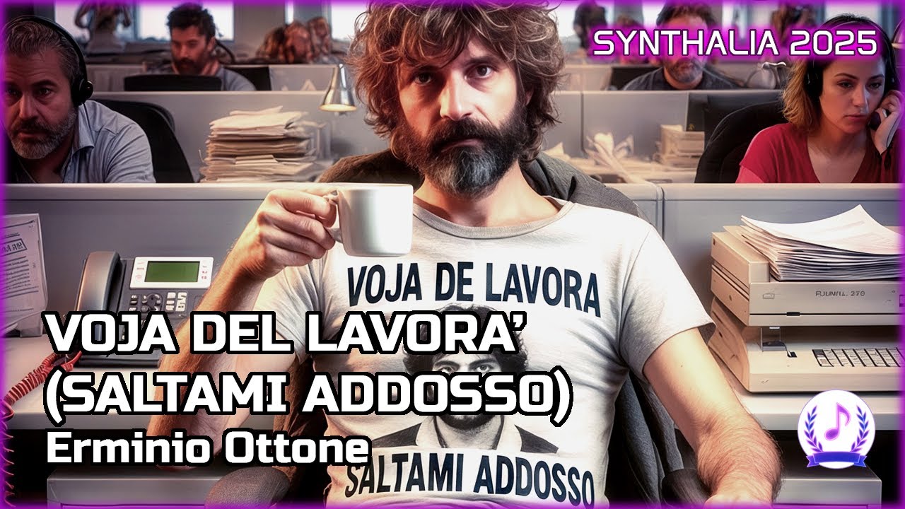 lottopython's tweet card. VOJA DE LAVORA' (SALTAMI ADDOSSO) - Erminio Ottone - #Synthalia2025