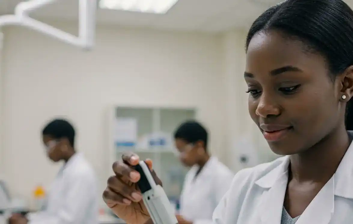 ISN_Medical's tweet card. Advance your biomedical career with expert-led training at ISN Biomedical Training School. Gain hands-on skills in diagnostics and lab practices.