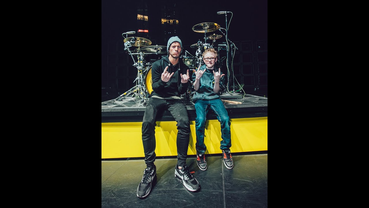 joshuadun's tweet card. Twenty One Pilots drummer Josh Dun surprises Jaxon Smith