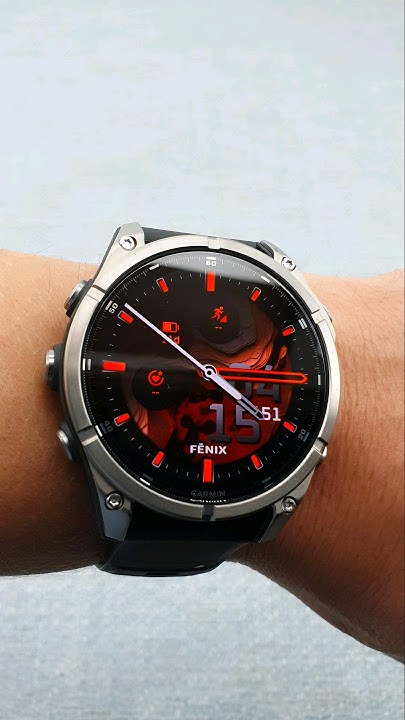 AnaJova92's tweet card. Garmin Fenix 8 AMOLED 47mm Sapphire Titanium. #garmin #fenix8