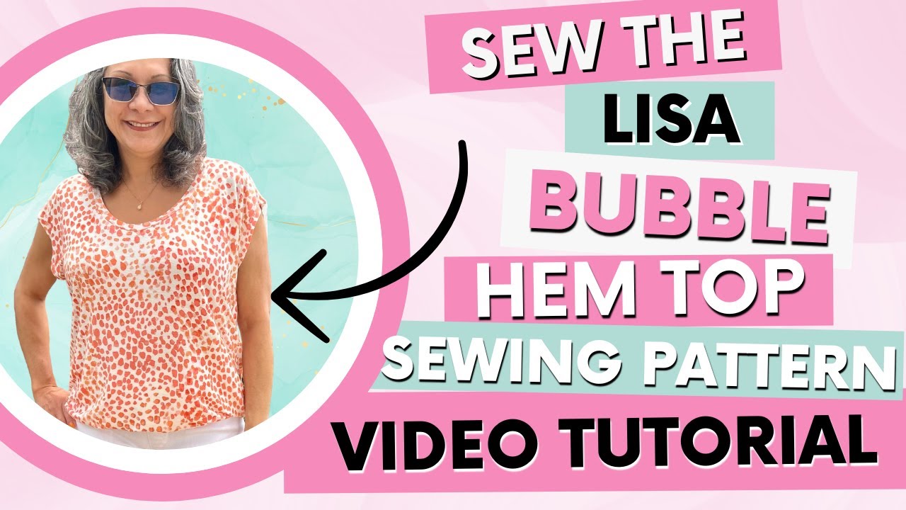 Ellieandmac's tweet card. Sew A Stylish Bubble Hem Dolman Top With Diana - Step-by-step...