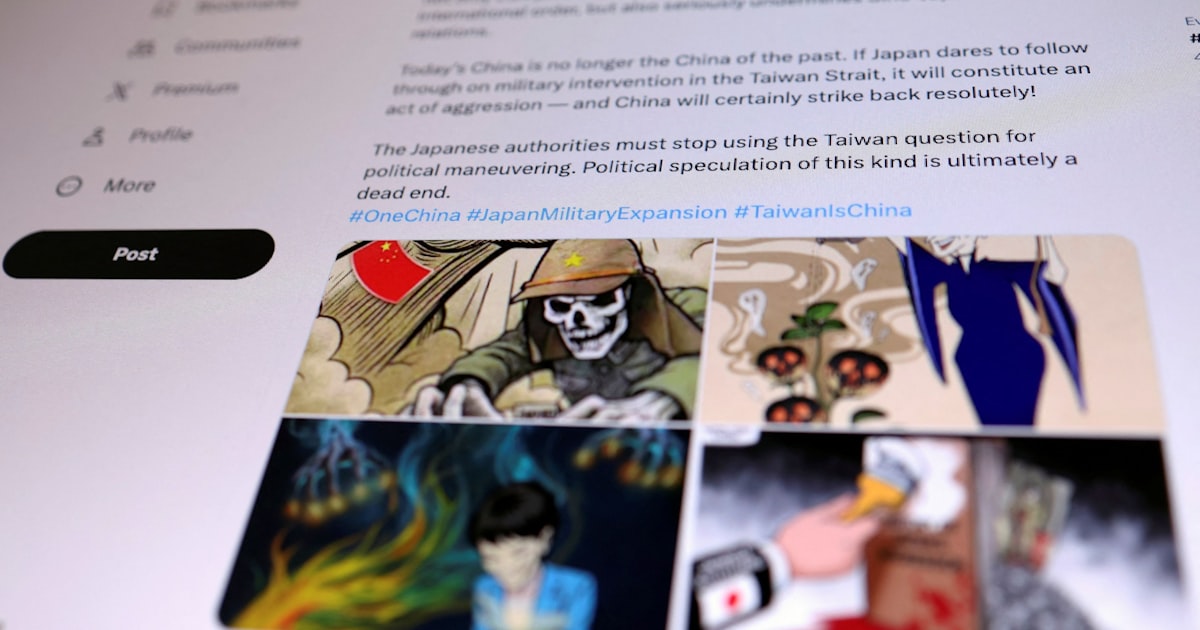 nikkei's tweet card. 【北京=田島如生】在日本中国大使館は21日、中国が国連の許可なしに日本を軍事攻撃できる国際法上の権利に言及した。国連憲章の「旧敵国条項」に触れ、日本など敗戦国に対しては「安全保障理事会の許可を要することなく、直接軍事行動をとる権利を有する」と主張した。高市早苗首相の台湾有事を巡る国会答弁を発端とする日中対立を踏まえたとみられる。X（旧ツイッター）で「ドイツ・イタリア・日本などのファシズム/軍国