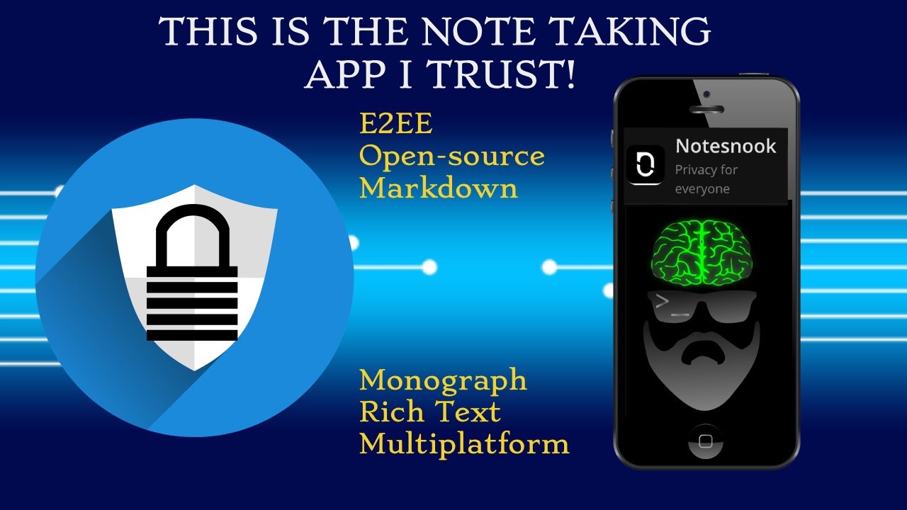 dasgeekchannel's tweet card. Why I Ditched Other Note Apps for Notesnook! (E2EE, Self-Host, Math &...