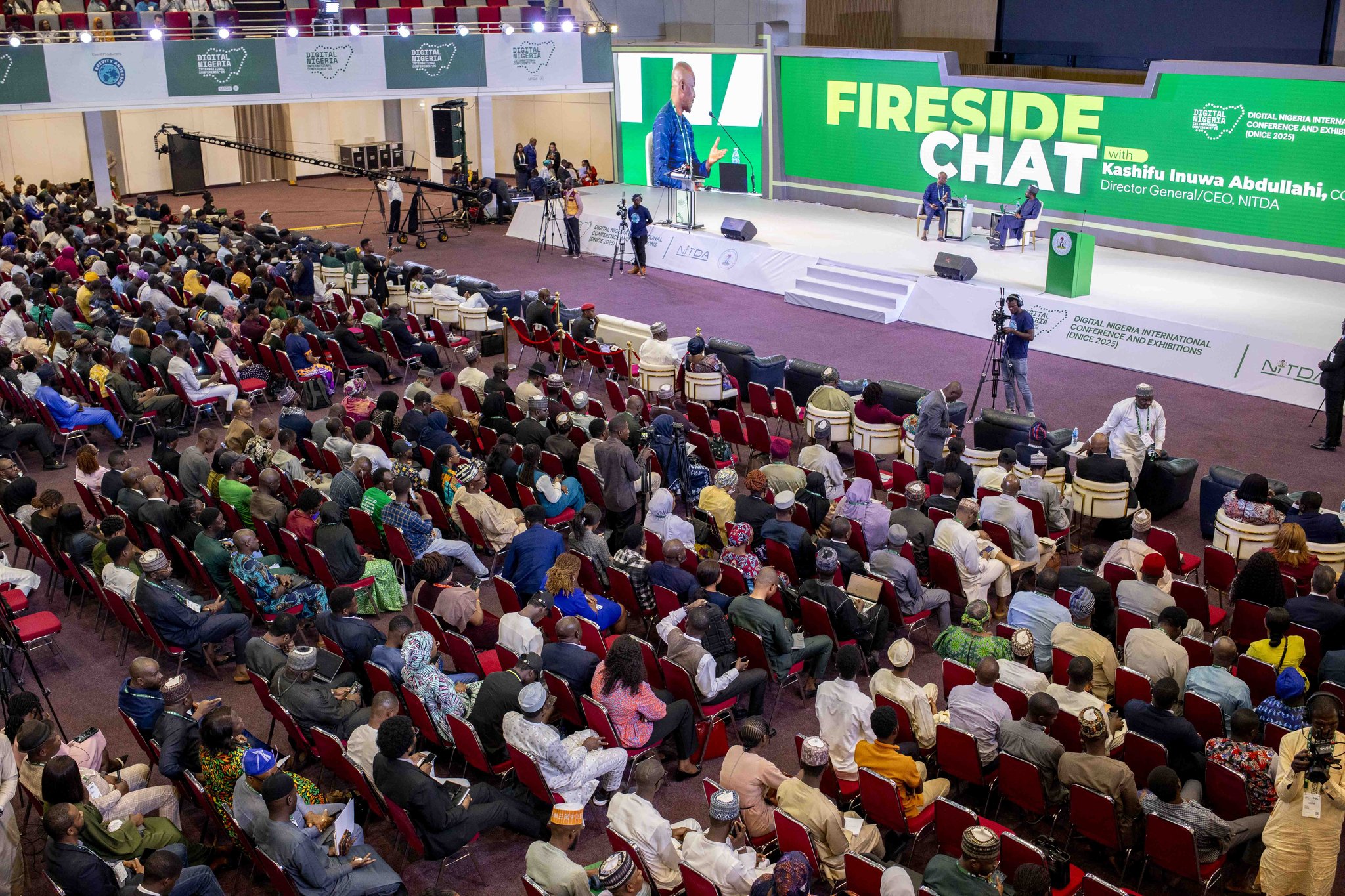 TechHausa's tweet card. An Kammala Babban Taron Baje Kolin Fasaha na Digital Nigeria 2025