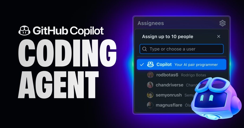 amandaksilver's tweet card. Copilot coding agent, our asynchronous, autonomous developer agent, is now generally available for all paid Copilot subscribers. Delegate a task to Copilot, and Copilot will open a draft pull request…