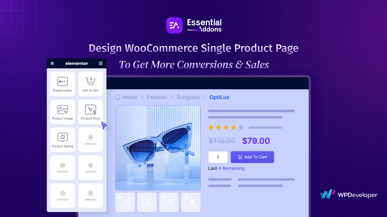 WPDevTeam's tweet card. Using Essential Addons' WooCommerce widgets, customize WooCommerce single product page with ease to boost conversions and sales.
