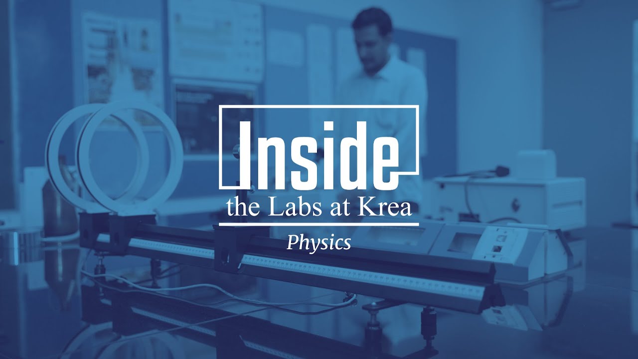 kreauniversity's tweet card. Inside the Labs at Krea - Physics Lab