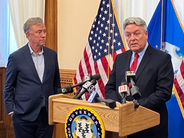 hartfordcourant's tweet card. Gov. Ned Lamont announced Thursday he will nominate his departing budget director, Jeffrey Beckham of Tolland, to become a Connecticut Superior Court judge.