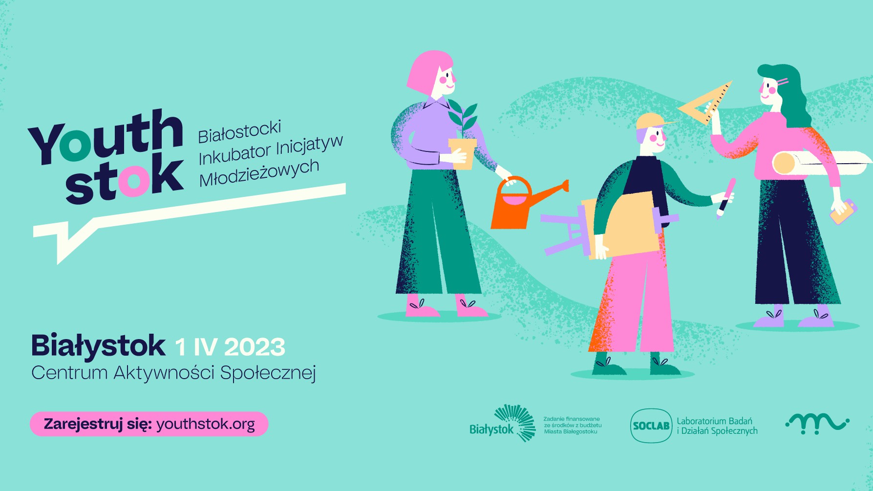 radiobialystok's tweet card. Młodzi białostoczanie mają szanse na zrealizowanie własnego niewielkiego działania społecznego. Fundacja SocLab rozpoczyna rekrutację do