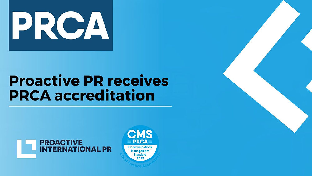Proactive_PR's tweet card. Proactive International PR has strengthened its commitment to professionalism and high standards in communications by becoming an accredited corporate member of the Public Relations and Communicati...