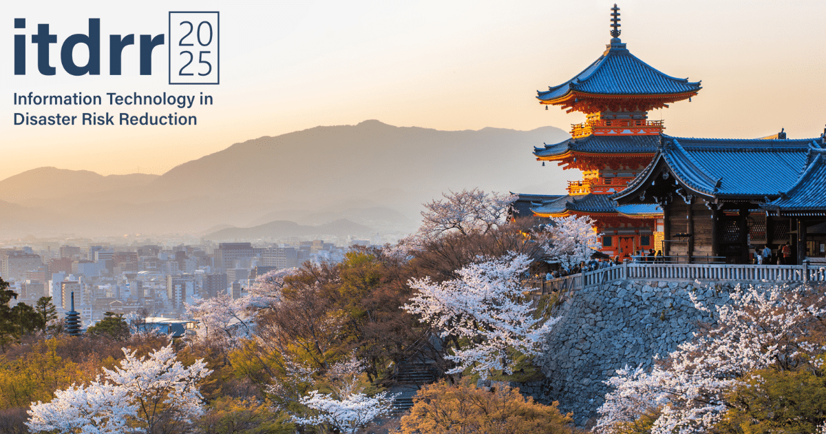 utsuken_tokai's tweet card. The 10th IFIP WG5.15 Conference on Information Technology in Disaster Risk Reduction