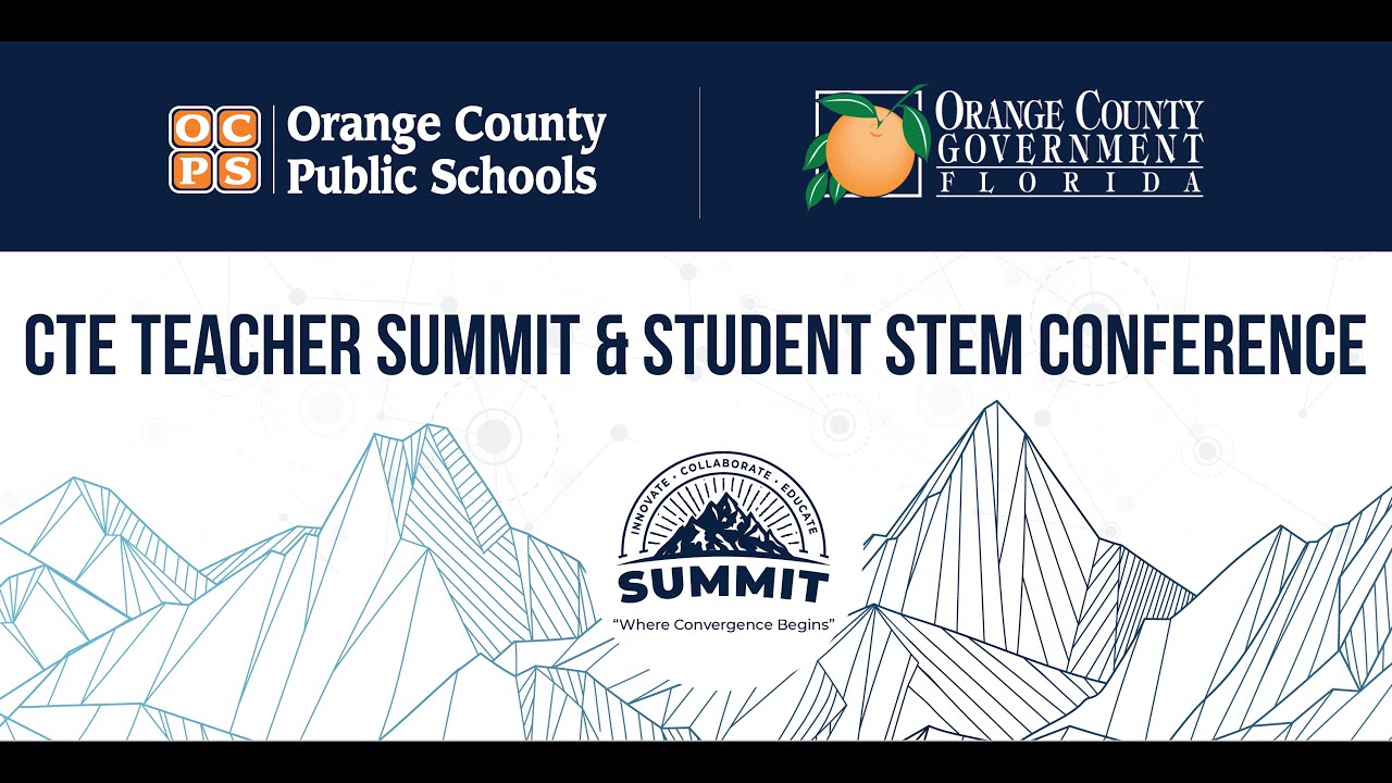 ocpsotc's tweet card. CTE Teacher Summit & Student STEM Conference