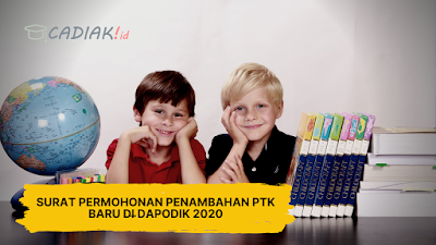 m_fphsusagef's tweet card. Surat Permohonan Penambahan PTK Baru di Dapodik 2020