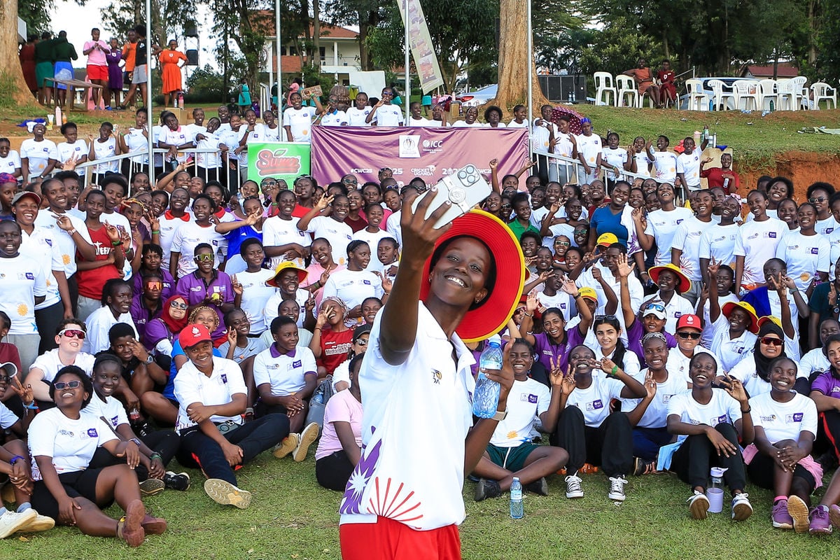 Monitor_Sport's tweet card. The school’s proud alumna and Cricket Uganda Women’s Representative on the board Leila Namaganda Ondeko drew cheers from the young crowd as she shared her story.