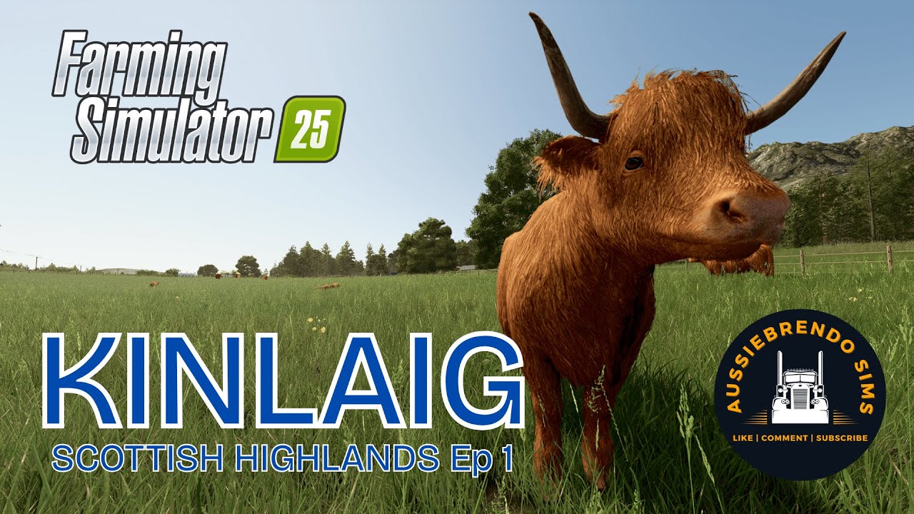 AussieBrendo89's tweet card. Moo-ving out to Kinlaig! | Highlands Fishing Expansion | Farming...