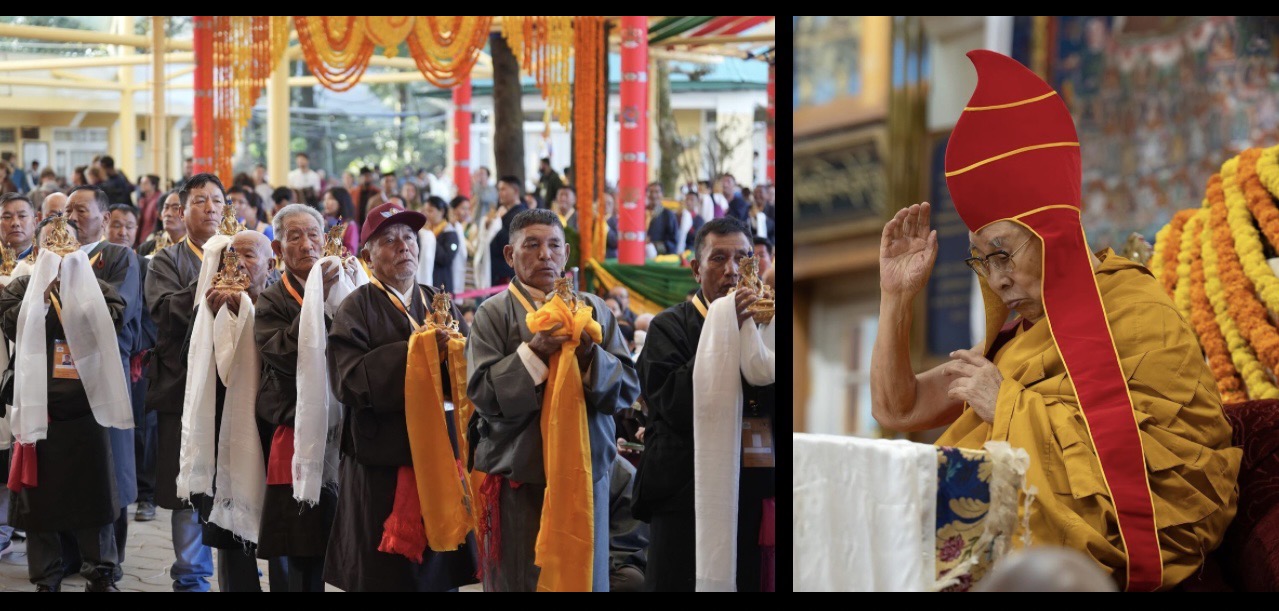 VOT_Tibetan's tweet card. དྭང་སློབ་དམག་སྒར་ཨང་ ༢༢ ཀྱི་འགོ་མང་ཐུན་མོང་ནས་༸གོང་ས་མཆོག་ལ་བརྟན་བཞུགས་བསྟར་འབུལ།