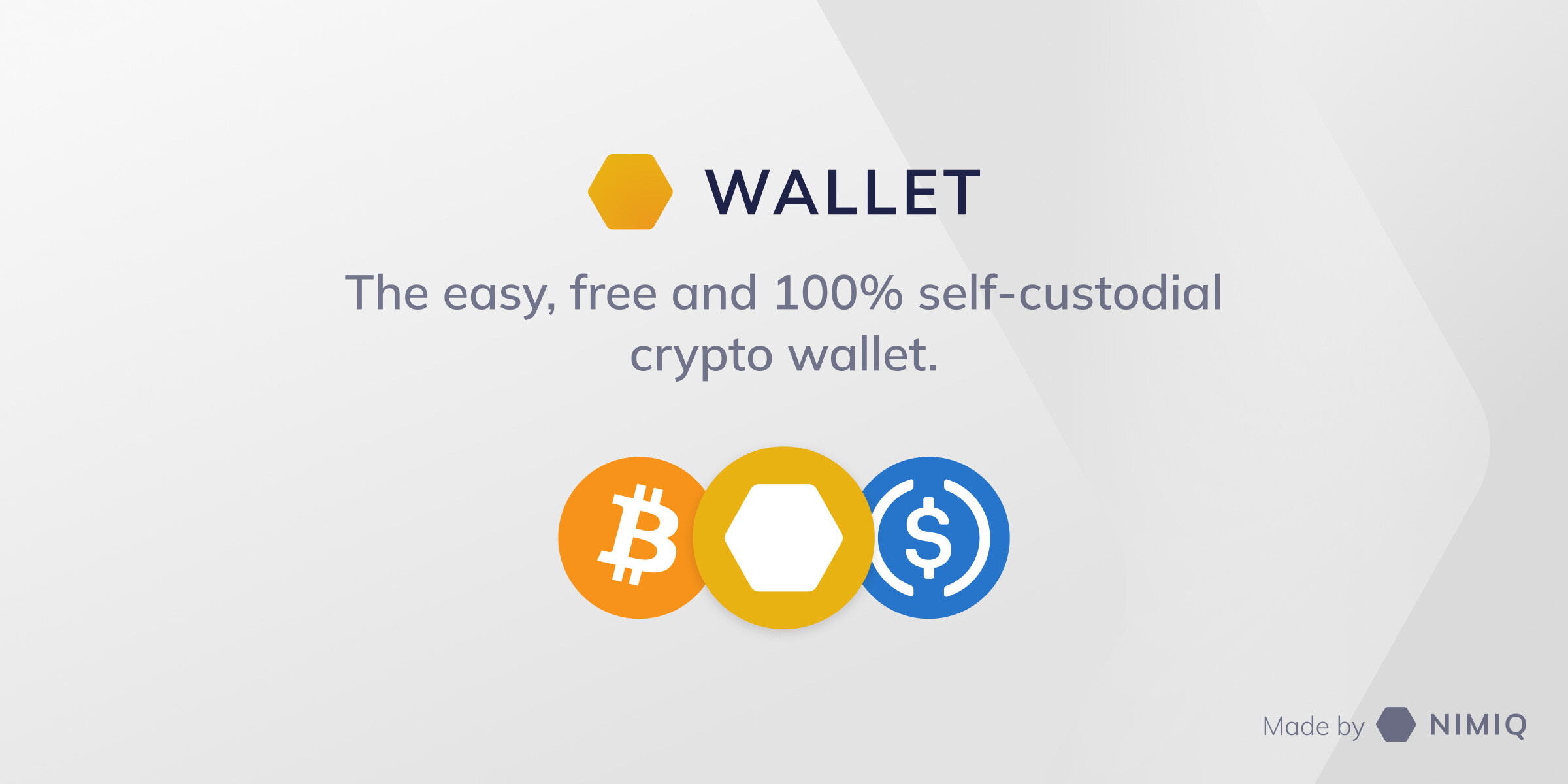 NimiqCommunity's tweet card. The easy, free and 100% self-custodial crypto-wallet.