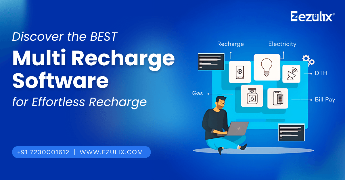 Ezulix_Software's tweet card. Check out key features & benefits of best multi recharge software and how to find best recharge software for b2b admin business.