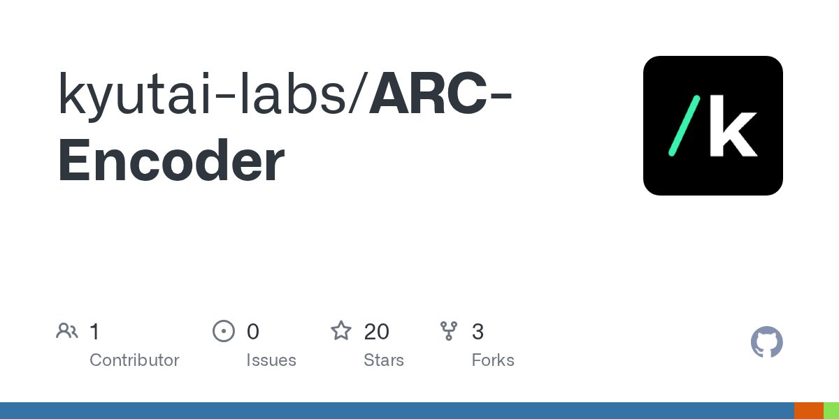 kyutai_labs's tweet card. Contribute to kyutai-labs/ARC-Encoder development by creating an account on GitHub.