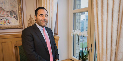 Stortinget's tweet card. Stortingspresident Masud Gharahkhani reiser til den svenske Riksdagen 23.–24. november for å delta på det fjerde parlamentariske toppmøtet i den internasjonale Krim-plattformen.