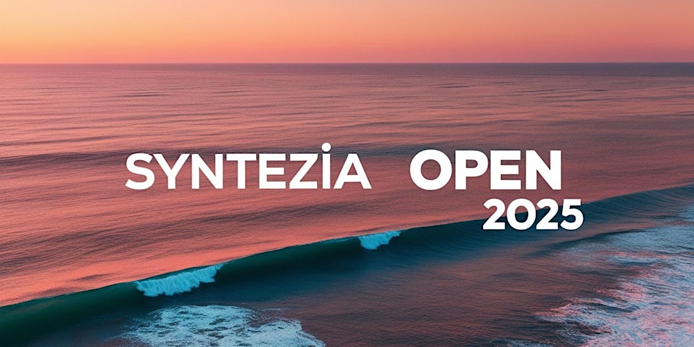 syntezia's tweet card. Get ready for syntezia open 2025, where artists, futurists and policy makers collide in a vibrant in-person event like no other!