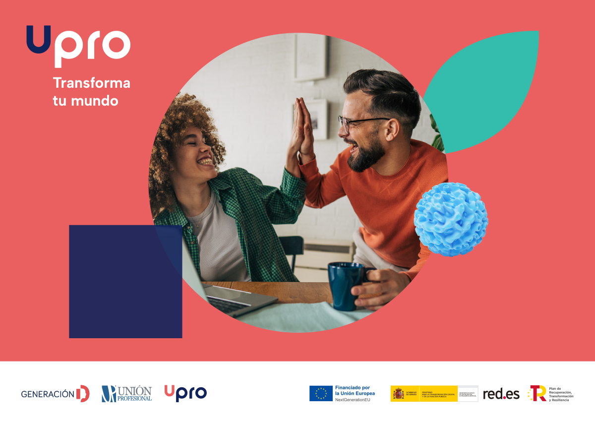 colegiotsevilla's tweet card. Impulsa tu carrera con UPRO: 150 h de formación gratuita en inteligencia artificial, ciberseguridad y transformación digital para profesionales colegiados.