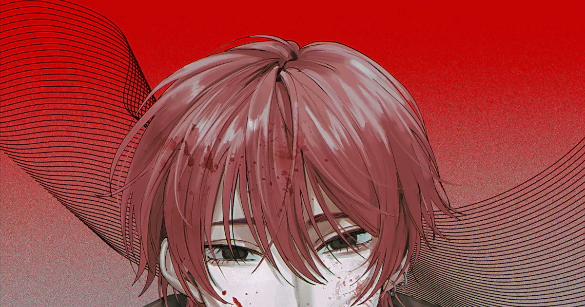 42O7I3's tweet card. はじめまして、リクエスト失礼いたします。 洗礼さんのかっこよくて美しいイラストが本当に大好きで、ずっとファンです！ 私のオリジナルキャラクターをお願いしたく、ご連絡させていただきました。 名前 : クロ 殺人鬼、男性、身長188cm、見た目は20代前半 常に黒い服装で、ところどころ返り血がついている。態度が軽く、常にヘラヘラした感じでどこか掴めない雰囲気がある。 女性の家を転々としながら過ご...