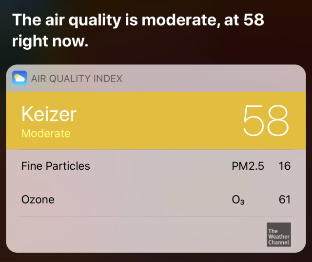TeachMeiOS's tweet card. Siri has the ability to give many helpful pieces of information and checking the local Air Quality Index is one of them. It is really easy to do. Here is how to quickly check local air quality usin…