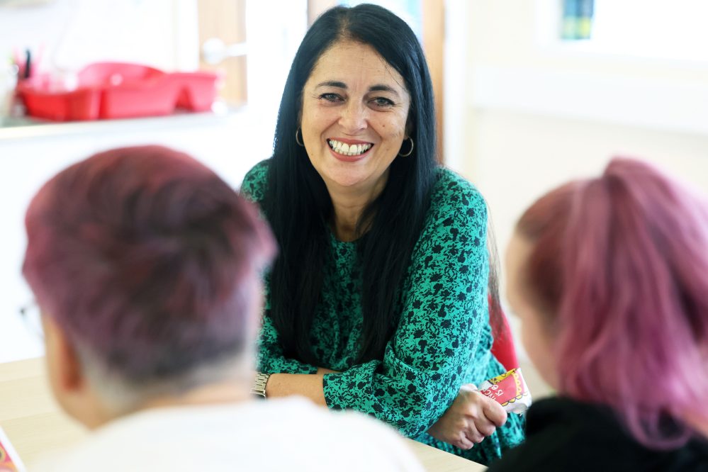 CAVC's tweet card. GINA POWELL volunteered as a teaching assistant in 2004. Never did she imagine, at the time, that Pencaerau Primary School, Caerau, Cardiff would become